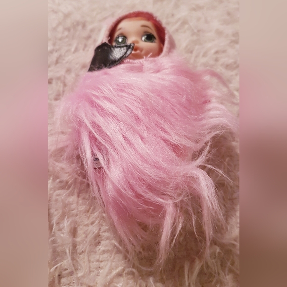 Baby Born Surprise Flamingo Doll Mini Zapf Creations Red Hair Green Eyes - Picture 4 of 12